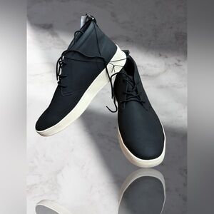 IZOD Palmer Lightweight Men's Lace-Up Memory Foam Chukka Shoes –Black Size 13